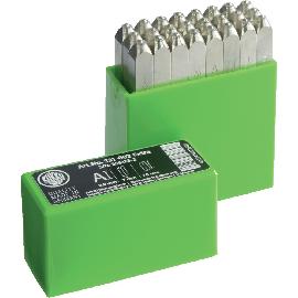 Handschlagstempel-Satz Großbuchstaben Produktbild